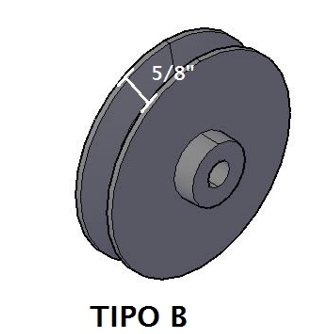 Poleas de Aluminio y Fierro Colado