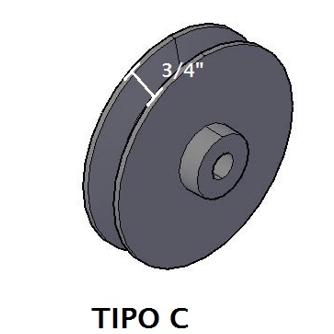 Poleas de Aluminio y Fierro Colado